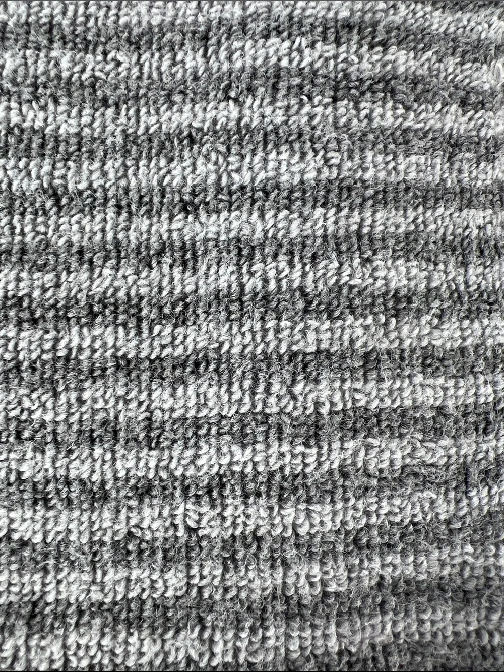 Common Thread Bath Towels Bamboo Eco-Mélange Gray Striped Soft Set of 2 NEW